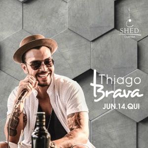 Na semana de Dia dos Namorados, Thiago Brava traz sertanejo romântico à Shed Curitiba