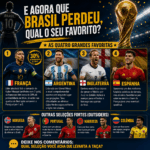 Sem o Brasil, quem leva a taça? Especialistas apontam os favoritos ao título e as seleções que podem surpreender